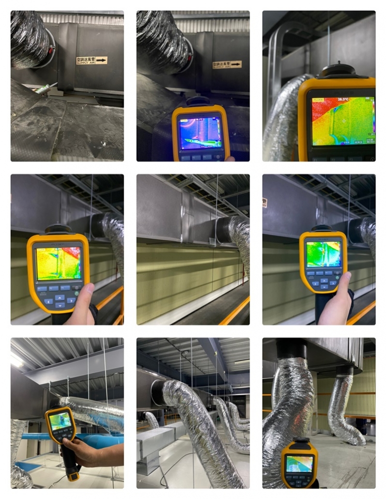 風管熱顯像儀查漏及缺失改善